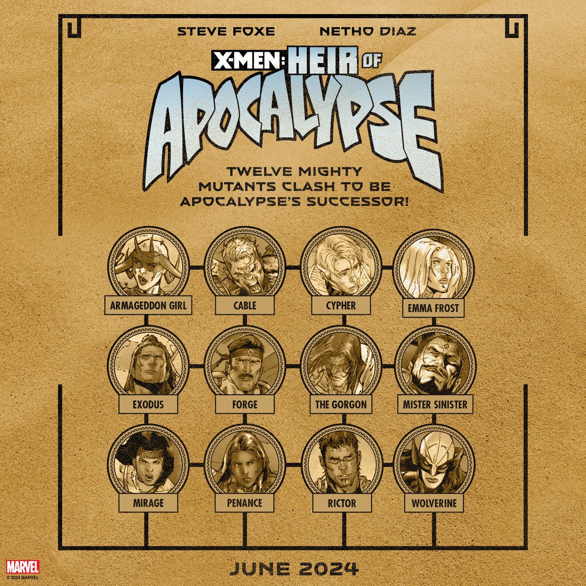 Who will be the #HeirOfApocalypse? Dropping in June from Steve Foxe and Netho Diaz (Credit: @marvel)! Who's your pick? #comics #marvel #xmen #marvelcomics @Nerd_Initiative