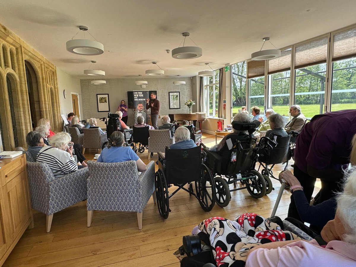 WestHallSurrey's tweet photo. #ThrowbackThursday with Daniel entertaining in our Manor House https://t.co/NfmOTbLX7R