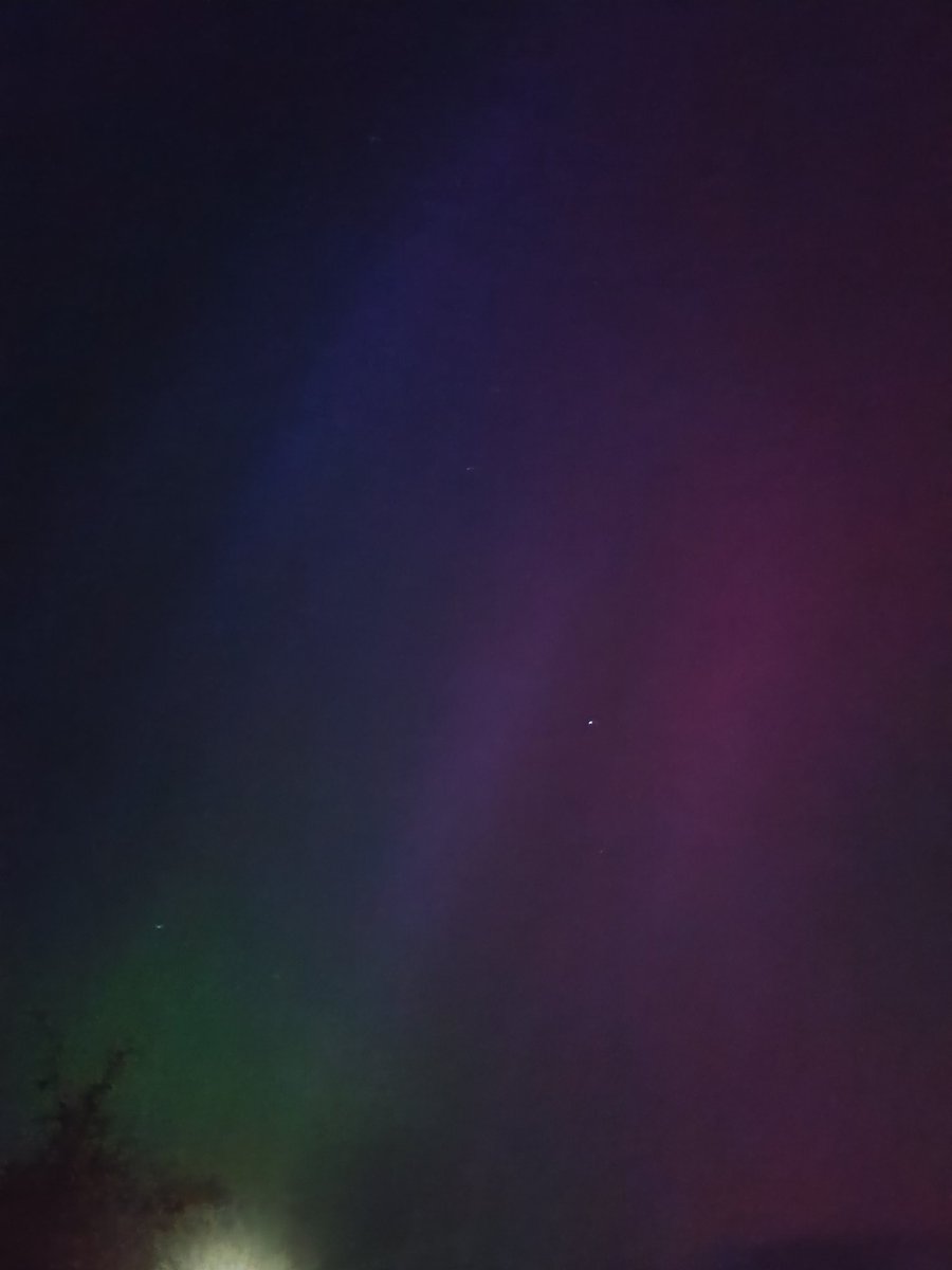 Aurora over Courtown right now. Entire Northern half of the sky is lit up like a Christmas tree.