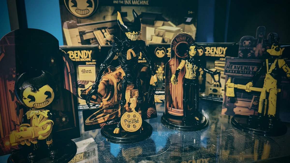 Finally found the missing #BATDR figure. The Ink Demon is now mine and wave 1 set is completed! That figure holds a special place for me, being the one who modeled and animated him. It brings me a lot of joy seeing him in figurine form💛🖤 Looking forward to the next wave! #BENDY