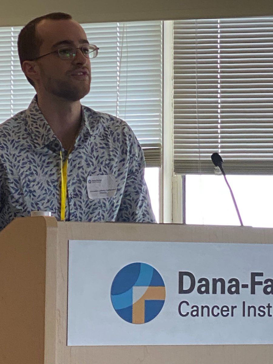 Proud mentor alert: Etienne Leveille gave a spectacular overview of our work at the first international meeting on 'Oncogene hyperactivation' as a new paradigm to treat cancer. Harnessing oncogene hyperactivation to induce negative selection in B-cell malignancies.