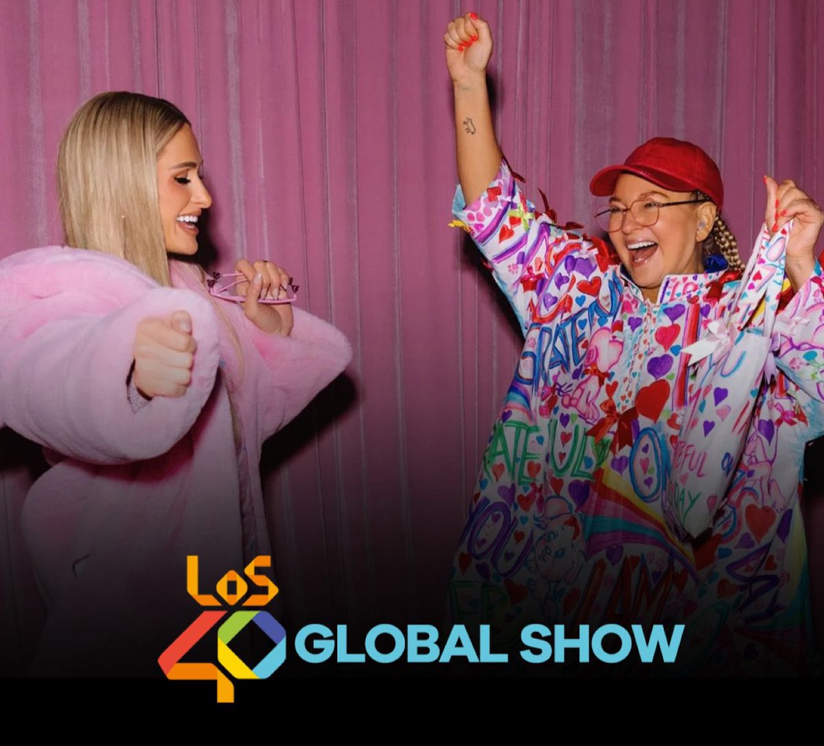 Este domingo en #40GlobalShow451 para España y Latinoamérica escucharemos a @Sia y @ParisHilton con FAME WON’T LOVE YOU  🎶✨ @40GlobalShow