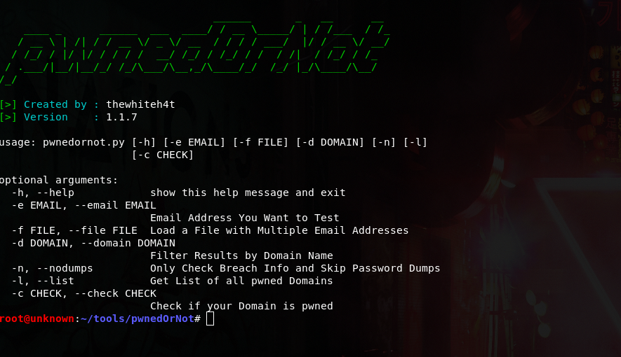 💡PwnedOrNot💡is an #OSINT Tool for finding Passwords of Compromised Email Addresses. Link in sub-post.👇

#DarkWebInformer #DarkWeb #Cybersecurity #Infosec #CTI #Clearnet