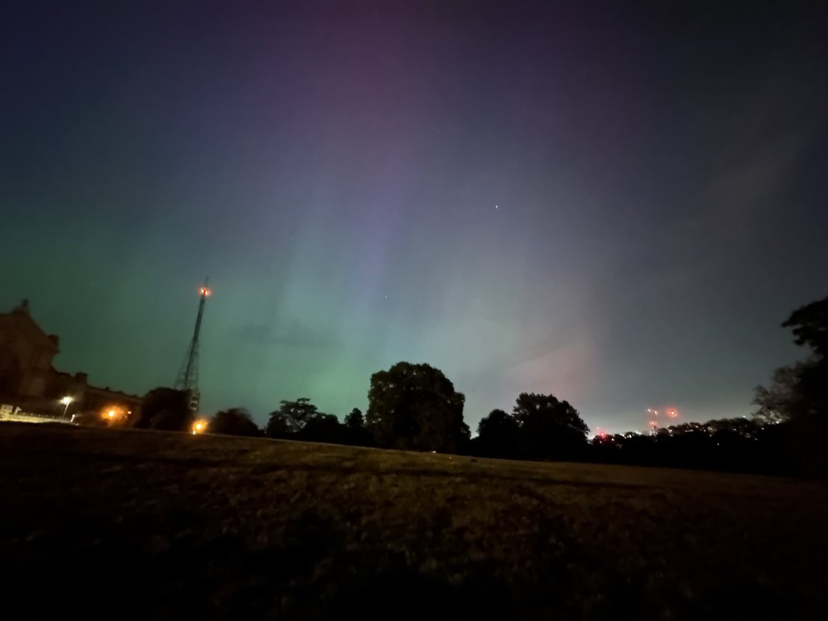 Holy shit. Never thought I would see the day. Aurora in London. #AllyPally