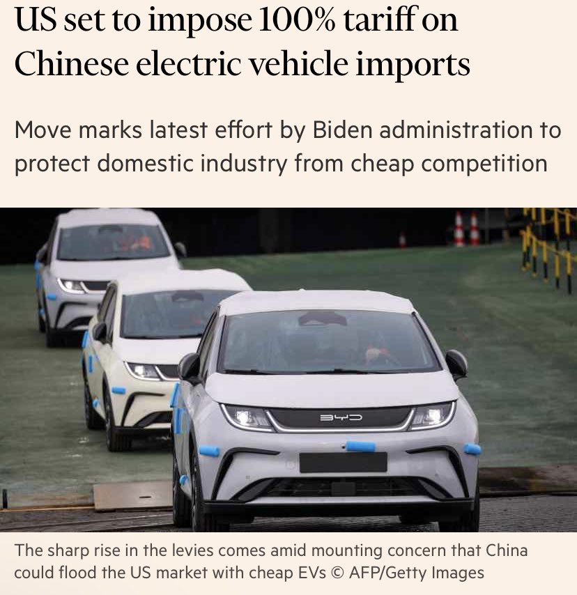Yes, it’s impossible to compete with Chinese EV technology.