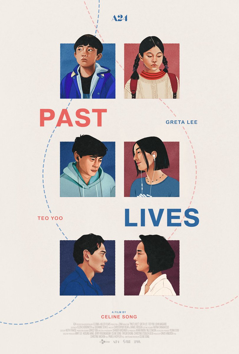 Great poster for Past Lives by @cianytell_ 

#PastLives #PostersoftheWeek