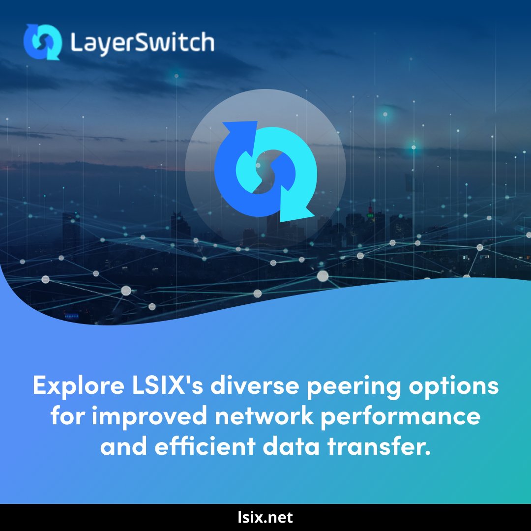 🔴 Accelerate your data exchange and optimize network performance with LSIX's cutting-edge peering solutions. Experience seamless connectivity like never before. 

🌐 Link:- lsix.net

#LSIX #Networking #DataOptimization
