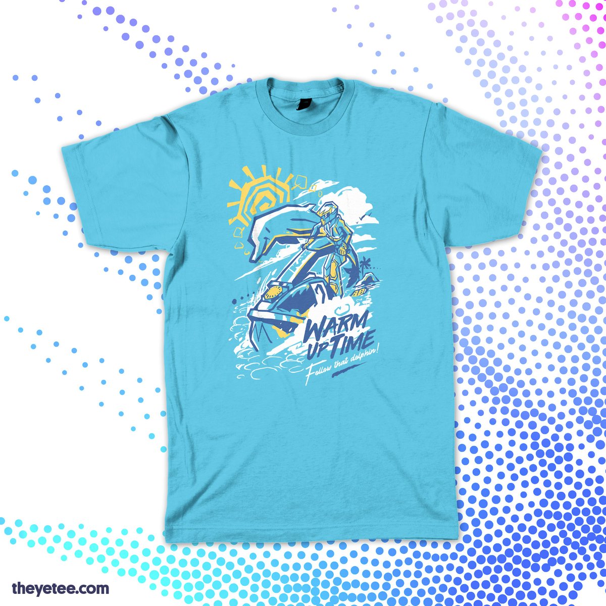 「Rev up those dolphins, racers! Designed 」|The Yetee 🌈のイラスト