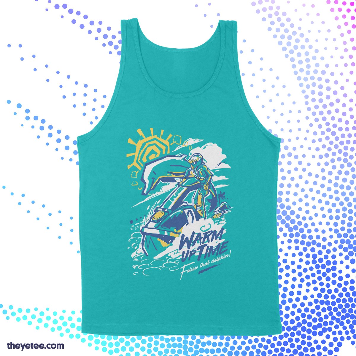 「Rev up those dolphins, racers! Designed 」|The Yetee 🌈のイラスト