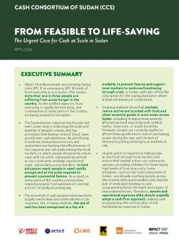 RT @calpnetwork From Feasible to Life-Saving: The urgent case for cash at scale in Sudan ow.ly/Ab4x50RwoN7 @KarenPeachey100