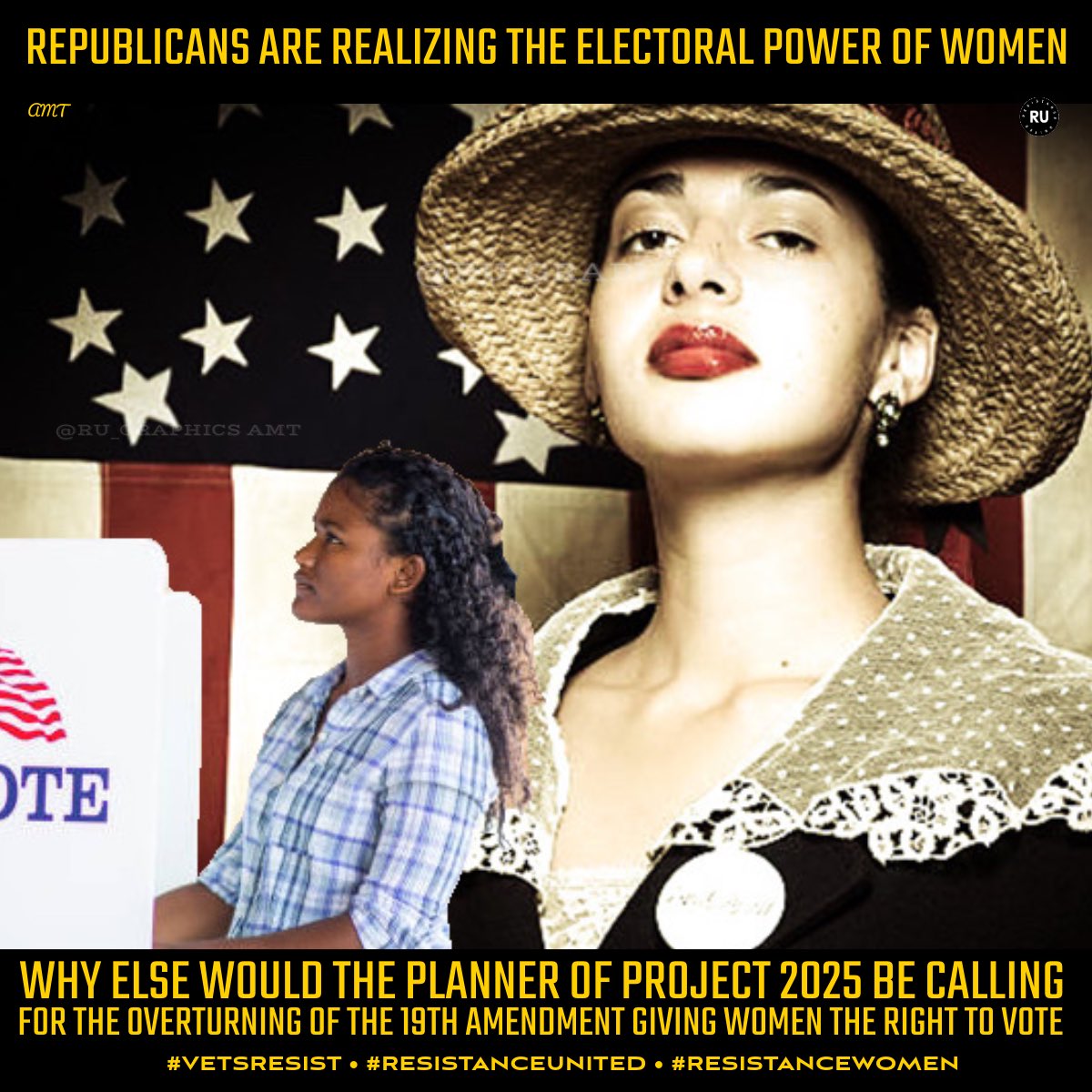 #wtpBLUE #DemVoice1 #ProudBlue Planner of Trump’s Project 2025 calls for repealing the 19th Amendment, which gave women the right to vote. #VoteBlueToSaveWomensVote