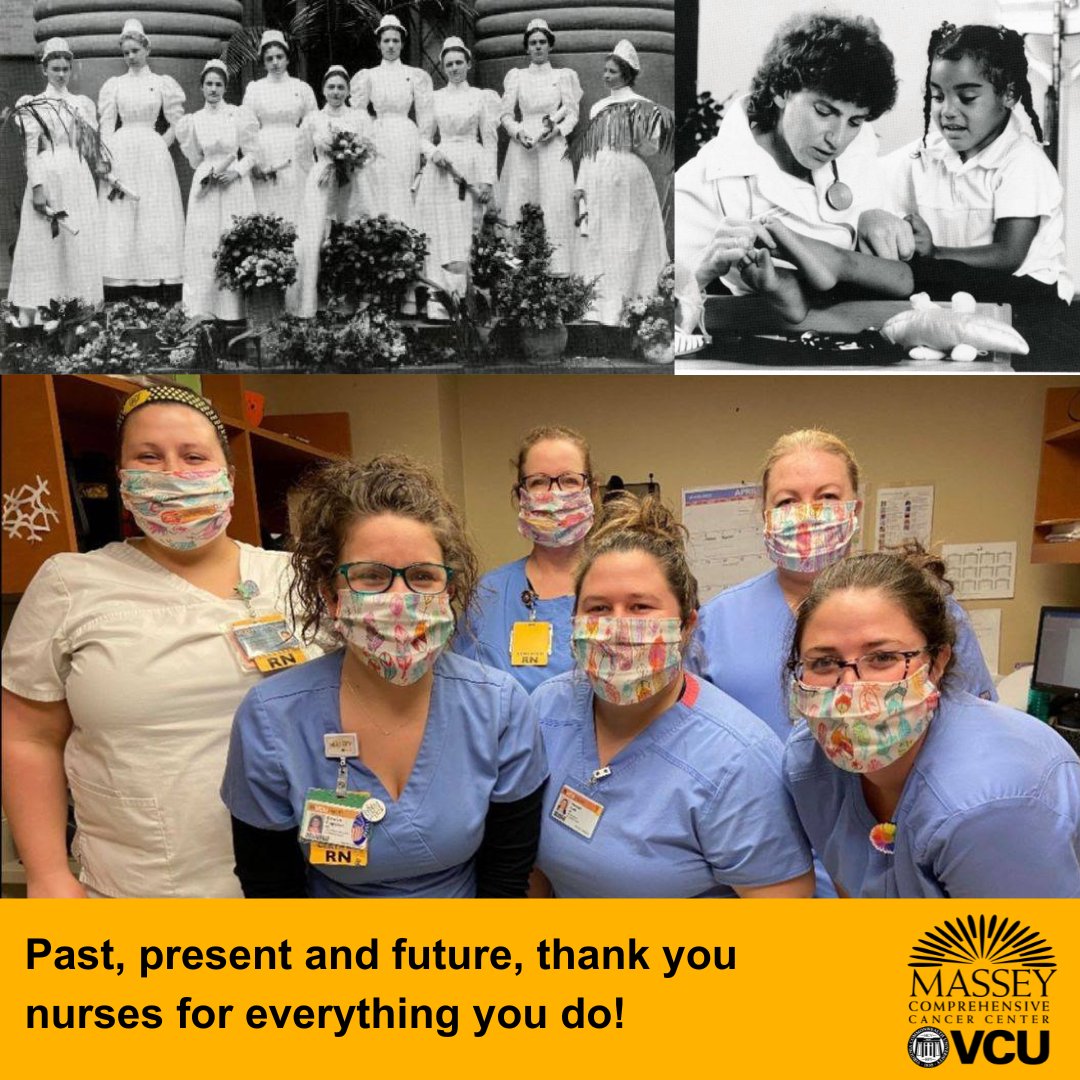 As #NursesWeek comes to close and we cheer for our current nurses, let's not forget those came before and laid the foundation of compassionate care, as well as celebrate those dedicated individuals who are currently studying at the VCU School of Nursing and will shape the future