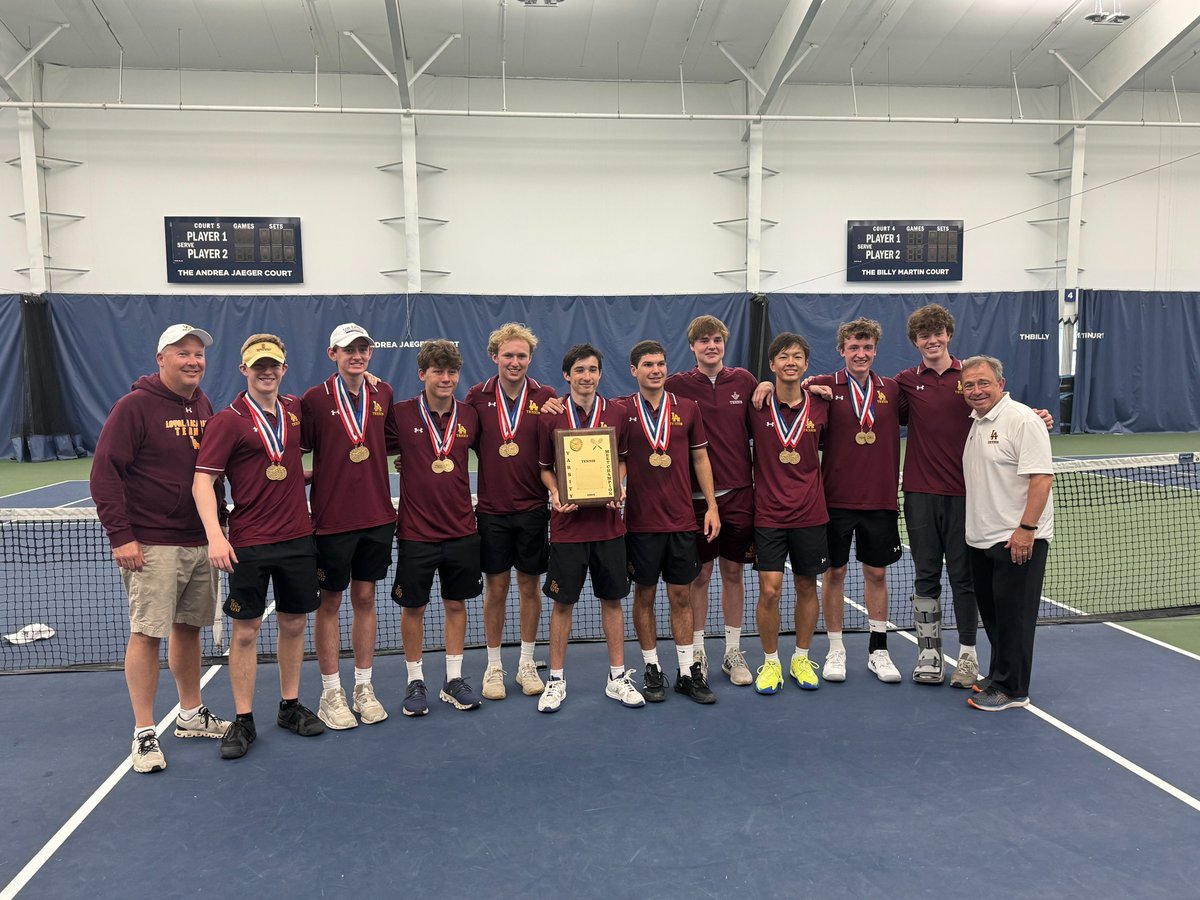 LAMensTennis (@lamenstennis) on Twitter photo Big day at XS tennis center. LA Tennis are back to back conference champs! The squad finished 1st in 4 of the flights and 3rd in another. <a href="/LAGoRamblers/">Loyola Academy Athletics</a> <a href="/LAMensBBall/">Rambler Basketball</a> <a href="/LArowing/">LoyolaAcademy Rowing</a> <a href="/Loyola_FB/">Loyola Academy Football</a> Big day at XS tennis center. LA Tennis are back to back conference champs! The squad finished 1st in 4 of the flights and 3rd in another. <a href="/LAGoRamblers/">Loyola Academy Athletics</a> <a href="/LAMensBBall/">Rambler Basketball</a> <a href="/LArowing/">LoyolaAcademy Rowing</a> <a href="/Loyola_FB/">Loyola Academy Football</a>