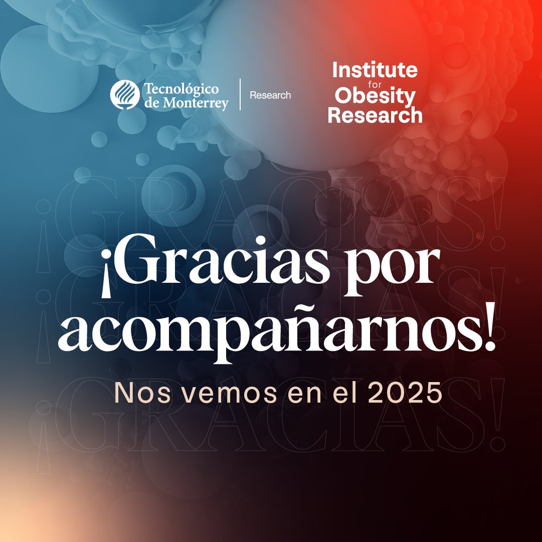 ¡Gracias por acompañarnos en esta emocionante tercera edición del Congreso Internacional de Investigación sobre Obesidad 2024! 🌟 ¡Nos vemos en el 2025 para continuar explorando los nuevos horizontes en la lucha contra la obesidad! 🔬👋