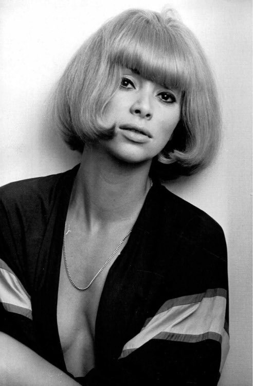 French model and actress, Mireille Darc photographed by Giancarlo Botti, 1966.