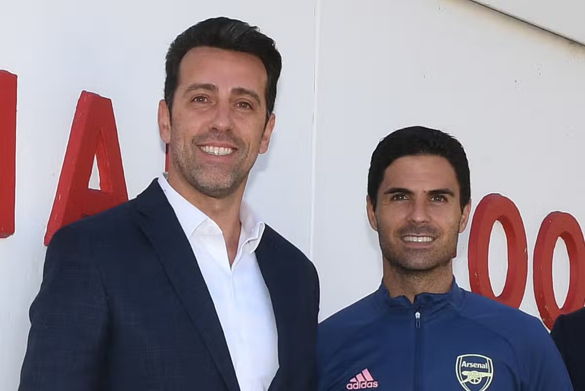 🗣️Mikel Arteta says #Arsenal Sporting Director Edu Gaspar changed his life: 'From the moment they brought Edu in, it was an absolute success. Someone who was a player and was absurdly successful at the club, who knew the culture and had a clear vision of how to win. 'He changed…