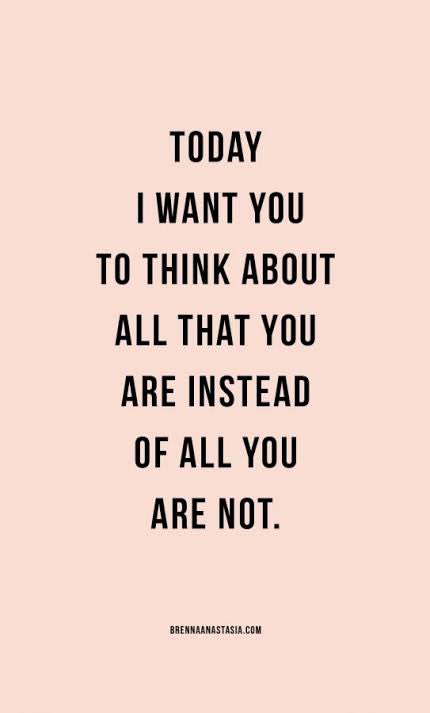 Today I want you to think about all that you are instead of all you are not. 🔥👌
#abundancemindset
#gratitudeattitude
#saturdaysoul
#positivevibes