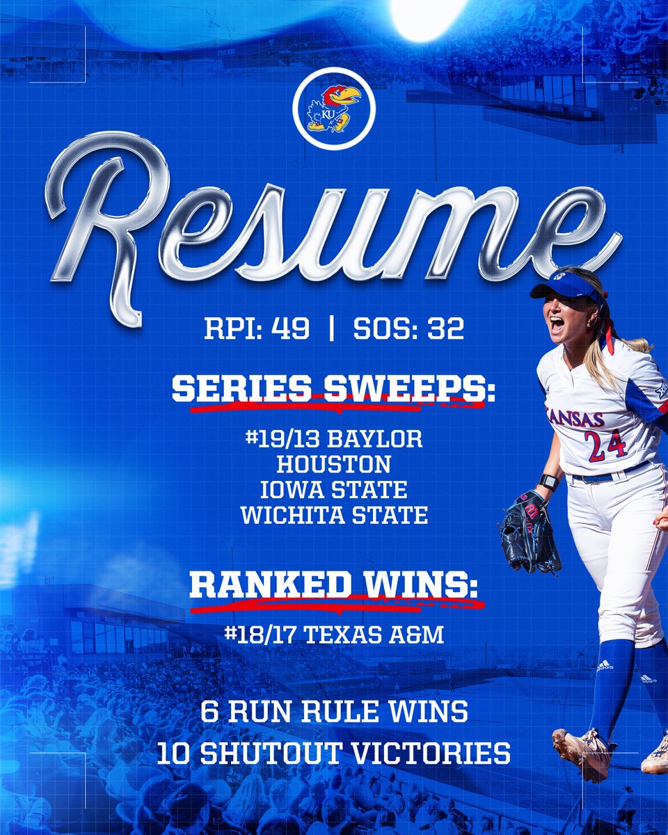 Hey <a href="/NCAASoftball/">NCAA Softball</a>, heard Selection Sunday is coming up. We’d like to formally submit our resume: