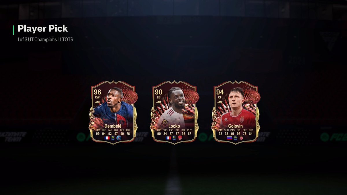 Red picks are definitely broken right now Everyone getting Mbappe & Dembele 😭