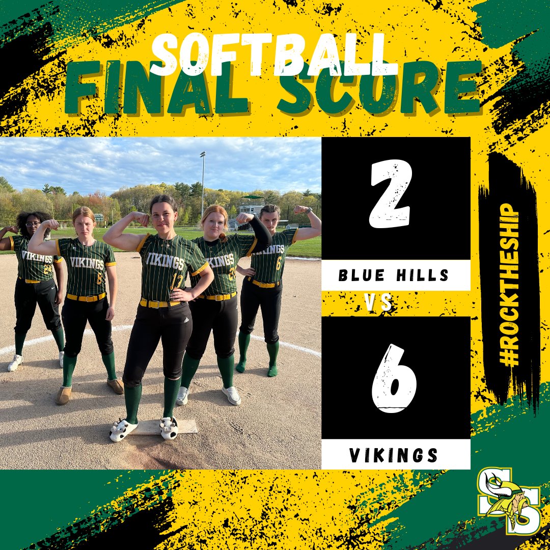 Softball earns their 10th win of the season vs. Blue Hills today -- Mia Bradshaw 2-3 with two doubles and an RBI #GoVikings #RockTheShip @GlobeLennyRowe @enterschools @sports_ledger @BostonHeraldHS