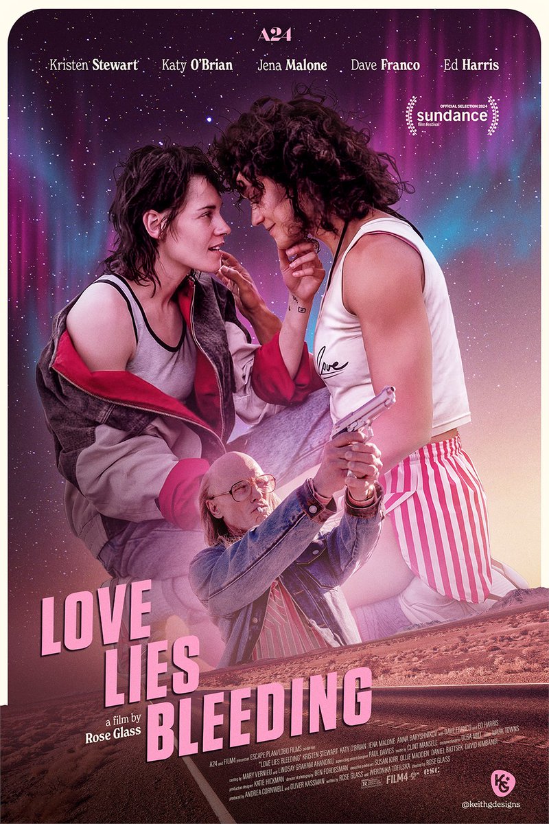 Great poster for Love Lies Bleeding by @keithgdesigns 

#LoveLiesBleeding #PostersoftheWeek