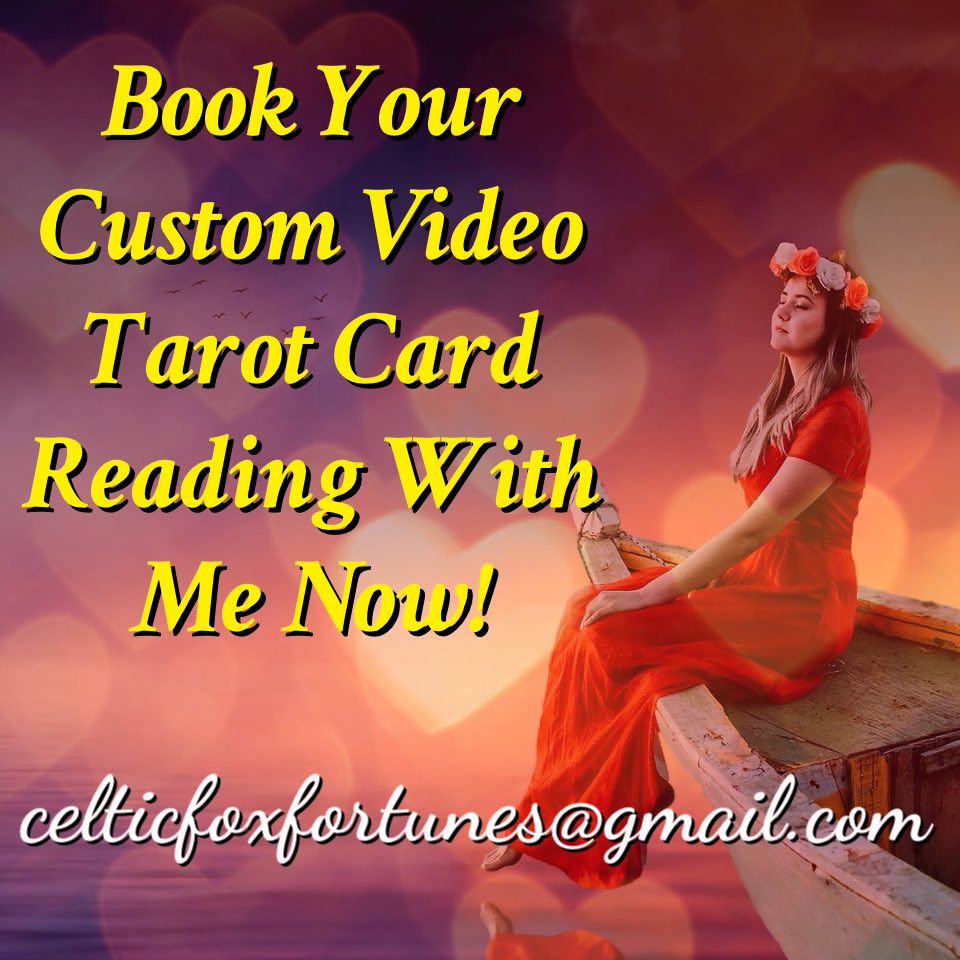 Book your custom personalized video tarot card reading with me now! 
email me at celticfoxfortunes@gmail.com or send a DM for more info!
I offer Intuitive & question driven readings at varying lengths to suit your budget!

#tarotreader
#tarot
#tarotcards
#tarotreadings