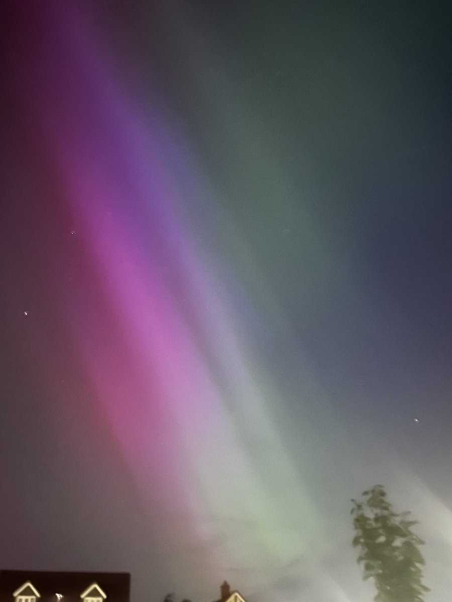 Amazing seeing the northern lights over Suffolk tonight