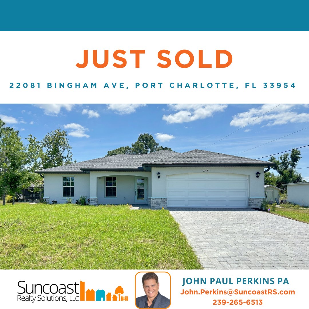 This buyer was on the hunt for a fixer upper but after realizing that he could have a brand new home with impact windows for just a little more with a 2/10 year warranty, he decided to purchase this beautiful home in Port Charlotte, Florida.