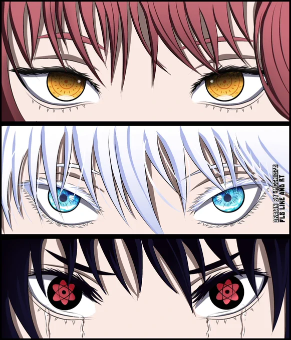 Eyes study #csm #jjk 