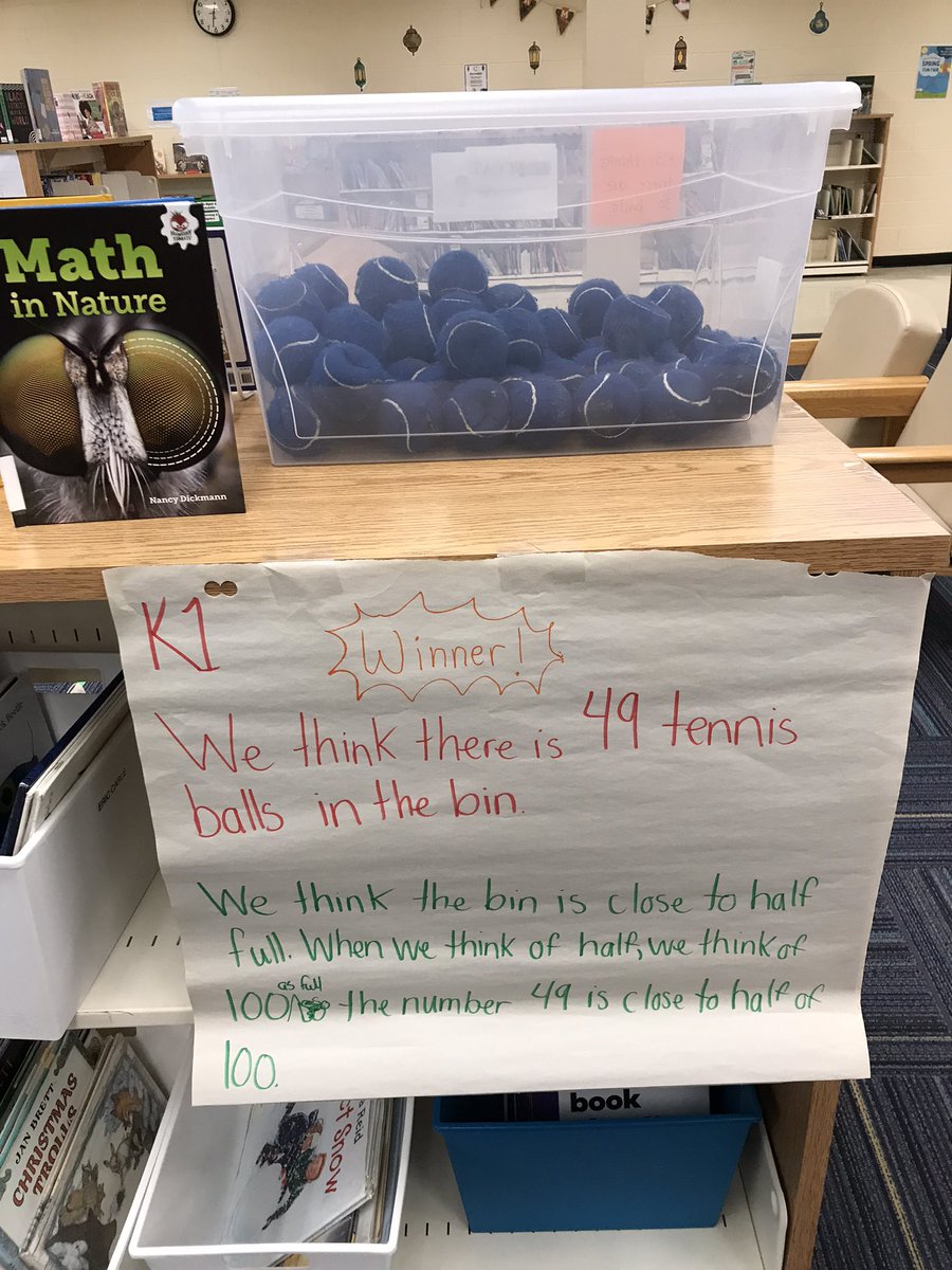 congratulations to us! we were the best estimators!!! we won the school challenge