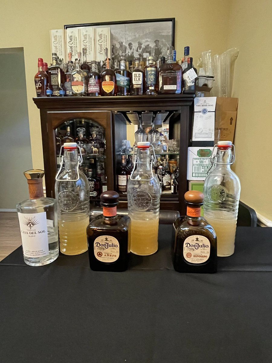 Tracy make some Margaritas and come over. Sure! Of course I had to over do it by making 3 different kinds of Margaritas because I have 3 different types of Tequila. #Margaritas #itsfriday #sayless