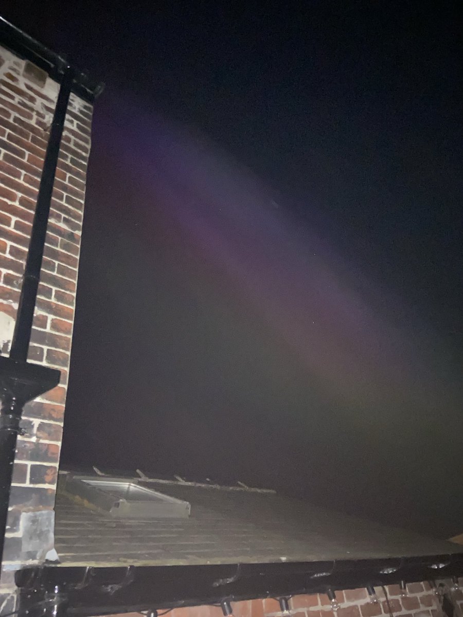 My best shot here in Sheffield #auroa #NorthernLights
