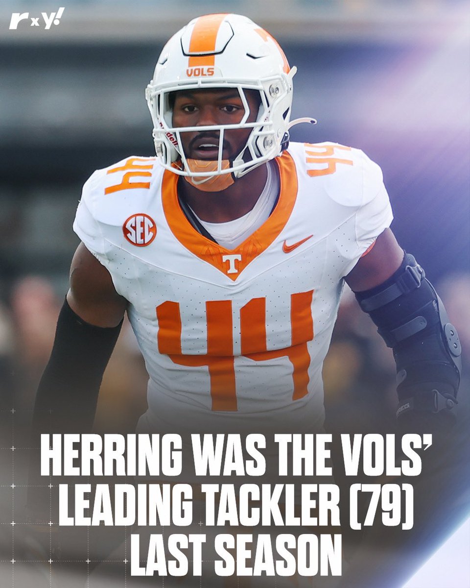 Former Tennessee LB Elijah Herring has committed to Memphis 👀 Herring was the Vols’ leading tackler (79) last season