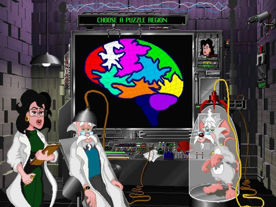 The Lost Mind of Dr. Brain (1994). One of my favorite puzzle games.