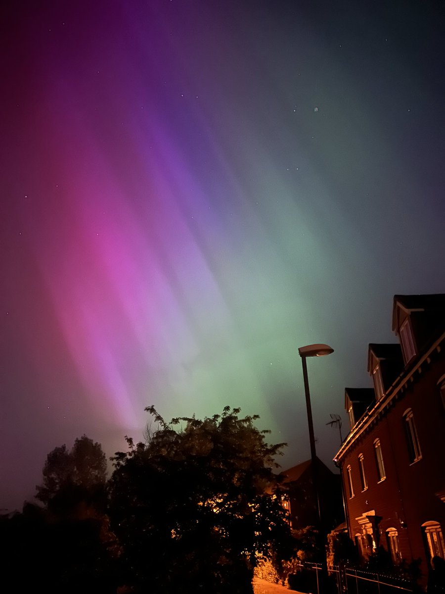 Aurora Borealis over Aylesbury tonight