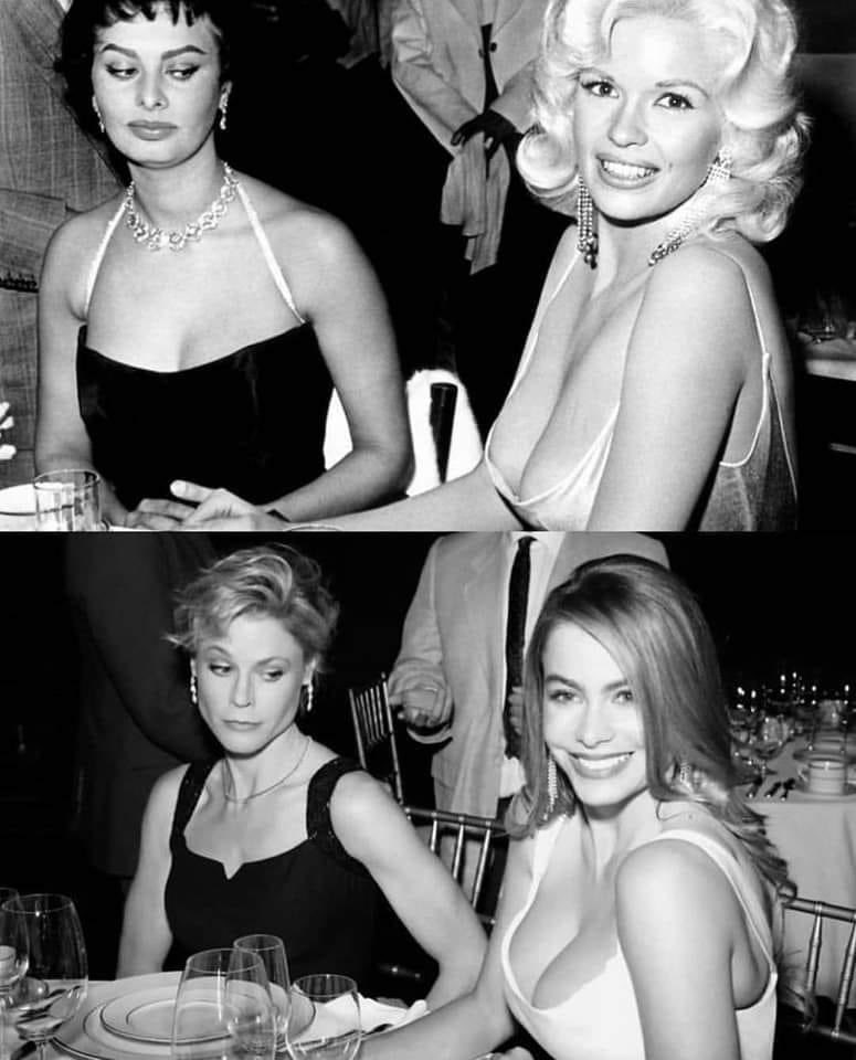 Foto icónica de Sophia Loren y Jayne Mansfield, recreada por Julie Bowen y Sofia Vergara✨

#SophiaLoren #JayneMansfield , #JulieBowen #SofiaVergara✨

CRÉDIT : Belle Époque fb