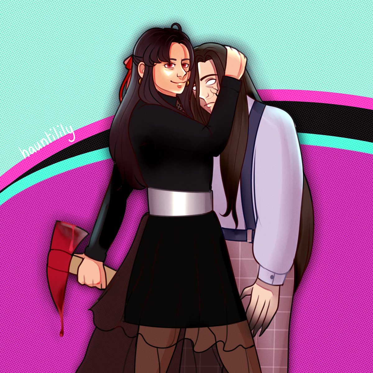 i just watched lisa frankenstein for the first time and i thought of them straight away [#魔道祖师 #MDZS #MoDaoZuShi #NingXian #WeiWuxian #WenNing]