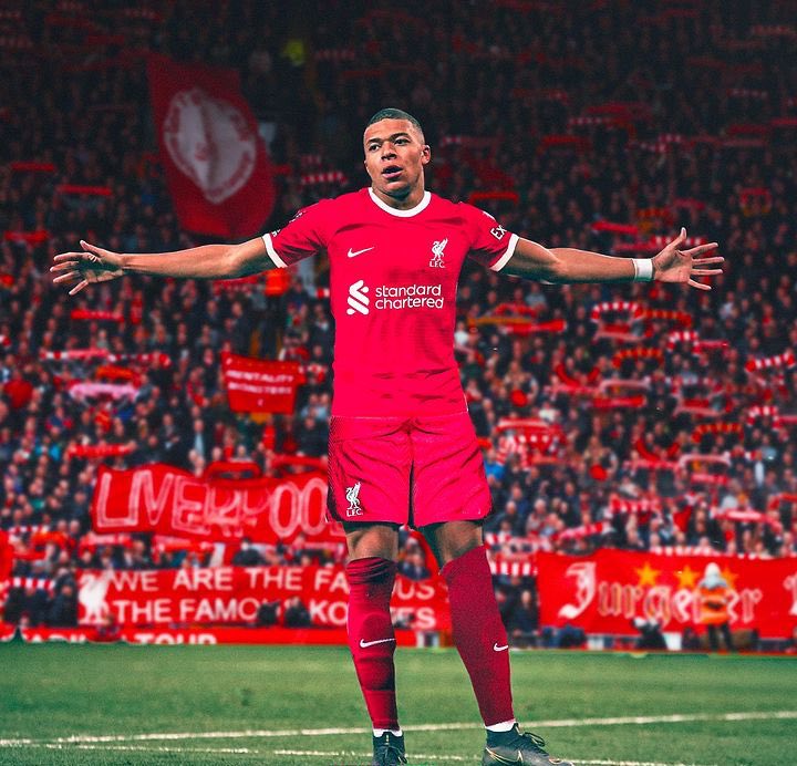 People say: ‘0 messages for Nasser, the person who gave him everything.’ Well, why thank him? Kylian Mbappé was paid for the work he did for Nasser; it wasn’t free. However, thanking the staff and colleagues is normal. Welcome to Liverpool, Kylian! ❤️❤️❤️❤️❤️❤️❤️