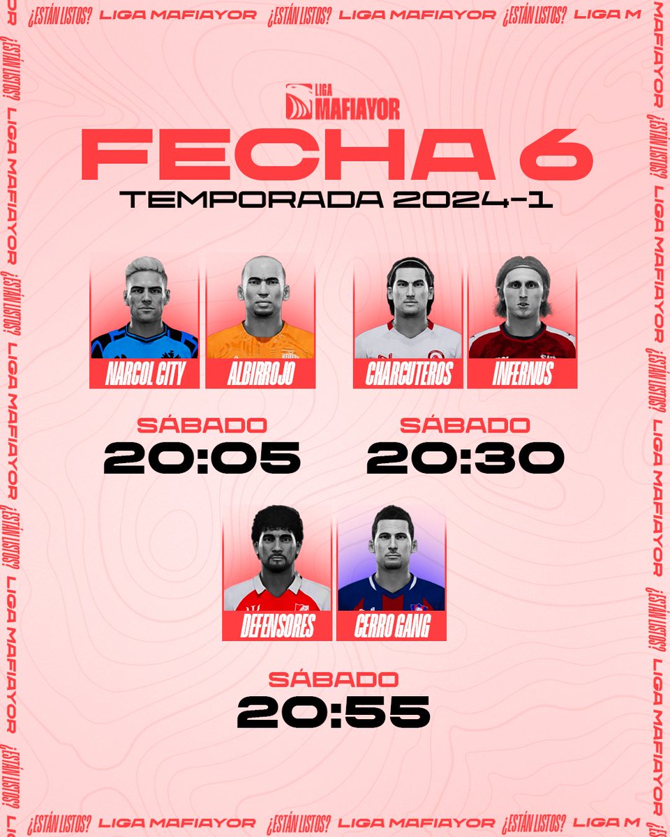 𝙈𝘼𝙉̃𝘼𝙉𝘼 𝙃𝘼𝙔 𝙇𝙄𝙂𝘼𝘼 🏆

Últimos partidos de la sexta fecha para definir los cabeza de serie de la Copa SM. ¿Tendremos nuevo lider antes del comienzo del mercado de pases?

🔗 Lo veremos desde las 20hrs 🇦🇷 (18hrs 🇨🇴) por twitch.tv/ligamafiayor