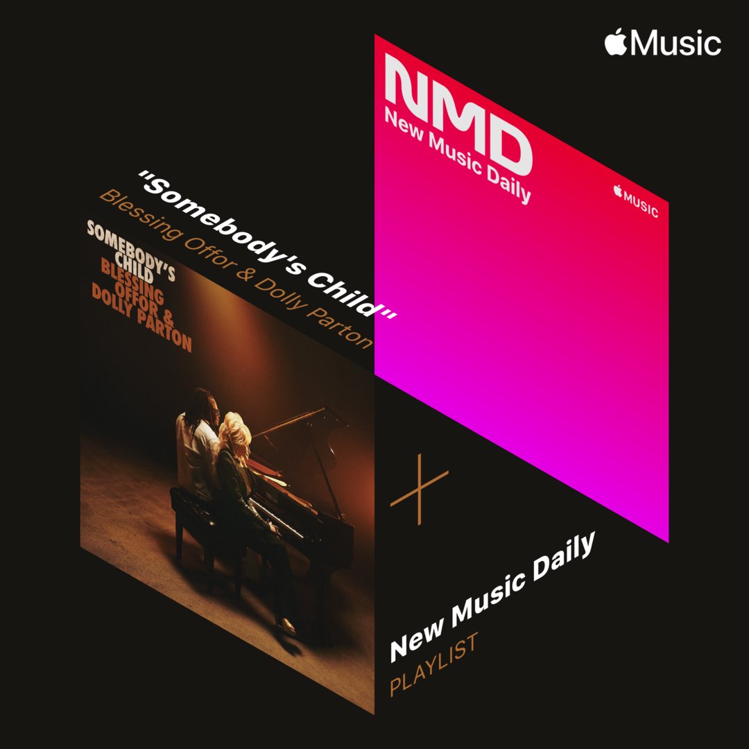 Guys, should I just ask Dolly to be on all my songs from now on?! Seems to be working great…Thanks @AppleMusic! apple.co/44E6WIX