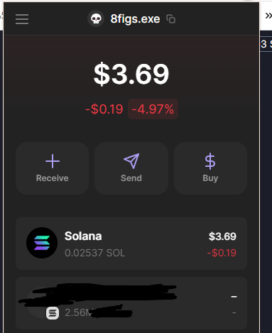 1 sol to 8 figs (Day 1 Update)

Sat on pumpfun and got rekt in a proj for .45

Used last .53 and made a play. Let's see if it works out. 

Not sharing tickers, 100% organic plays no bs

Like/Rt, this is going to get interesting.