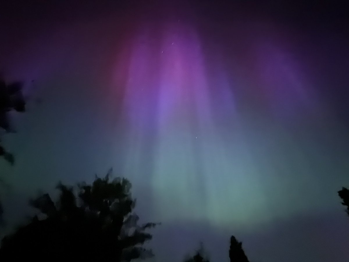 RitchAmes's tweet photo. OMG we can see the #NorthernLights in #Guildford !!! https://t.co/OSukekT1lw