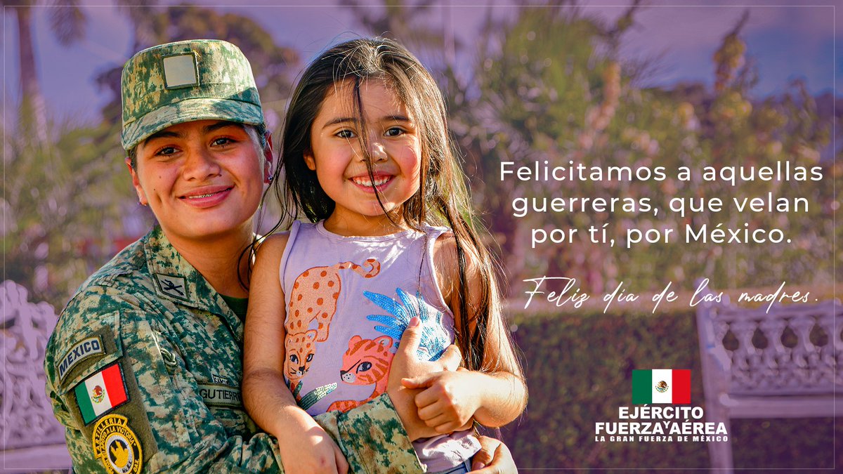 ¡Feliz #DíaDeLasMadres! 👩🏻💖 Celebramos a aquellas guías del futuro de México, quienes diariamente educan, trabajan y dan ese cariño incondicional que solo una madre sabe dar. #10DeMayo #EjércitoMexicano #FuerzaAéreaMx #MujeresMilitares 💟🇲🇽