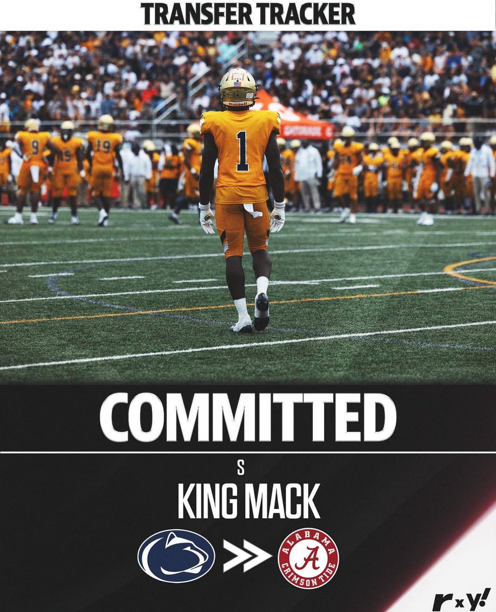 Former 4⭐️ King Mack transfers to Alabama