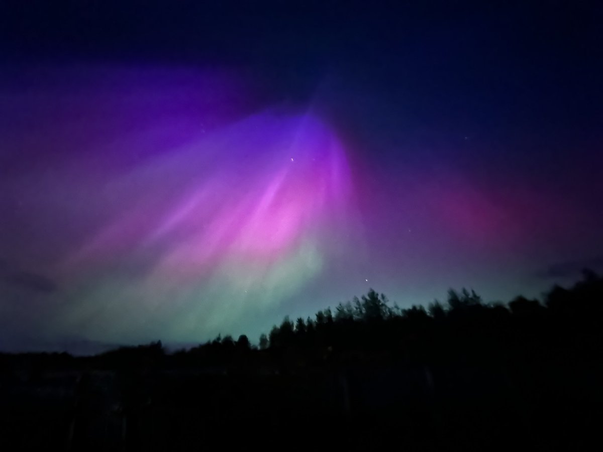 Simply lost for words, standing in the garden in Scotland and witnessing this display. #Perth #aurora #NorthernLights