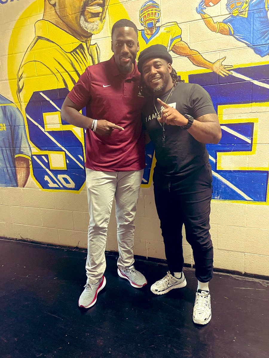 S/o to my guy Coach Ben Wilkerson @_CoachWilks from Fordham University @FORDHAMFOOTBALL for coming through to chop it up with me about the guys. #WGM🔵🟡
