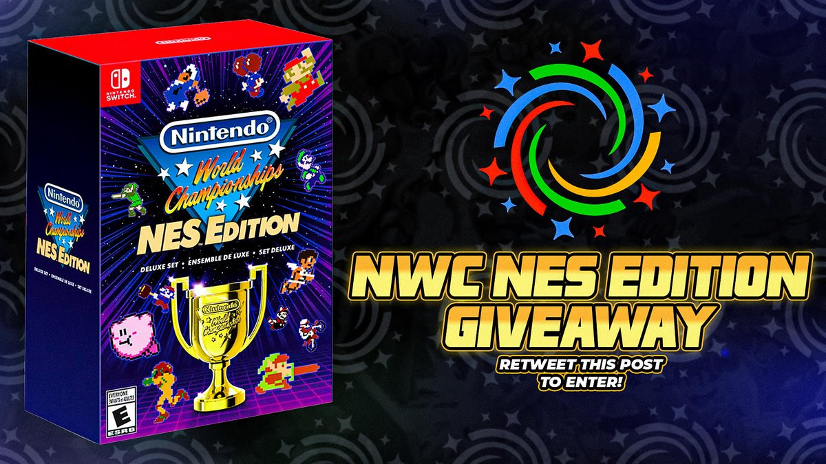 We're a week away from registration opening... That means it's time for a week FULL of giveaways!

Retweet this post for a chance to win a Nintendo World Championships: NES™ Edition – Deluxe Set! Winners will be picked on Monday, May 13th.