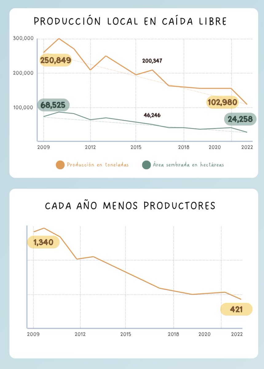 primeralineacr's tweet image. La prioridad de CONARROZ nunca ha sido ayudar al pequeño productor local ni al consumidor. 

Los datos no mienten. 

Lejos de seguir poniendo trabas debemos adoptar medidas que realmente beneficien a los consumidores y les permita progresar a los productores locales