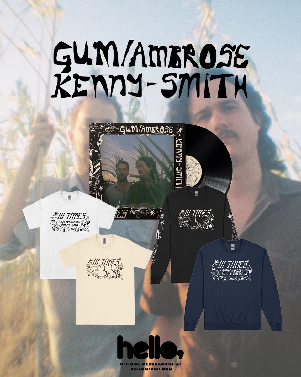 We’ve got a bunch of really rad ‘ILL TIMES’ stuff from Gum/Ambrose Kenny-Smith now on pre-order!!! Don’t sleep on them!!!!👀⬇️ hellomerch.com/collections/gu…