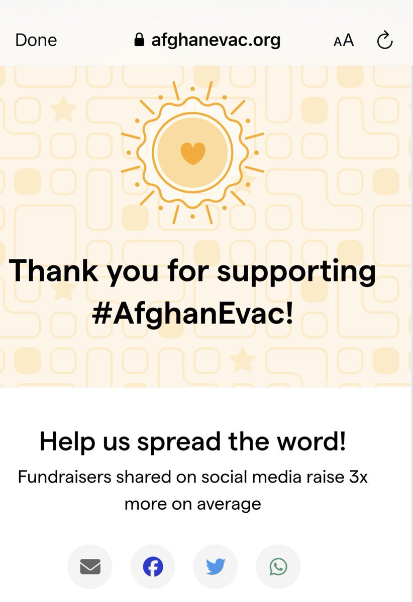 I just received another Twitter ad revenue sharing payment. A lot of my content focused on our allies trapped in Afghanistan.

This donation went to @afghanevac whose mission is to help fulfill our duty to Afghan allies and friends

Donate👇🏼 
afghanevac.org/donate
